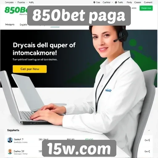 Suporte ao cliente no site 850bet paga